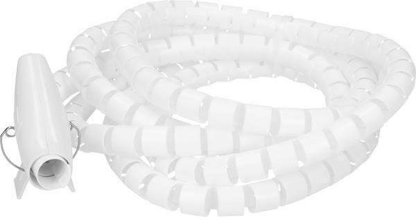 Cablehome 128535  spiralno crijevo bijela plastika   1 St.