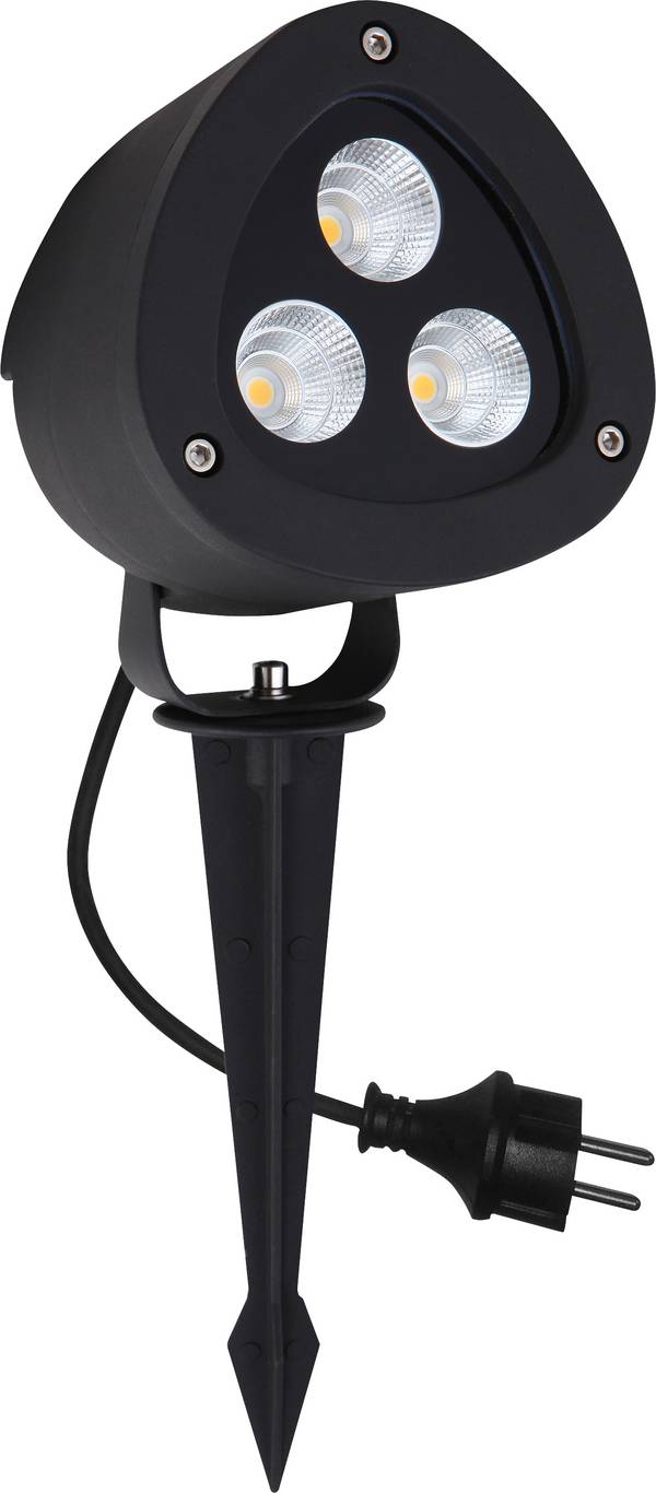 Megatron MT70802 Gartia LED vrtni reflektor    LED LED fiksno ugrađena 20 W antracitna boja
