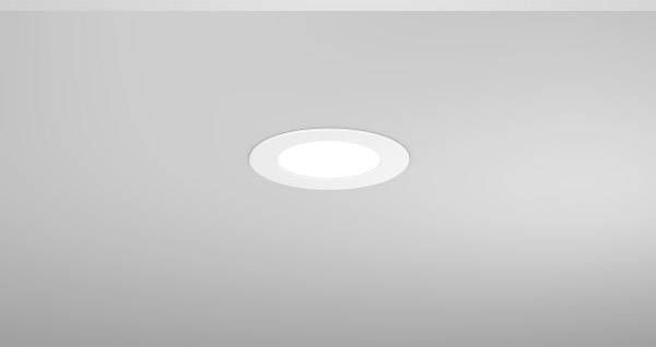 RZB Toledo Flat LED/5W-4000K D14 901451.002.1 LED-inbouwpaneel LED Zonder 5 W Wit
