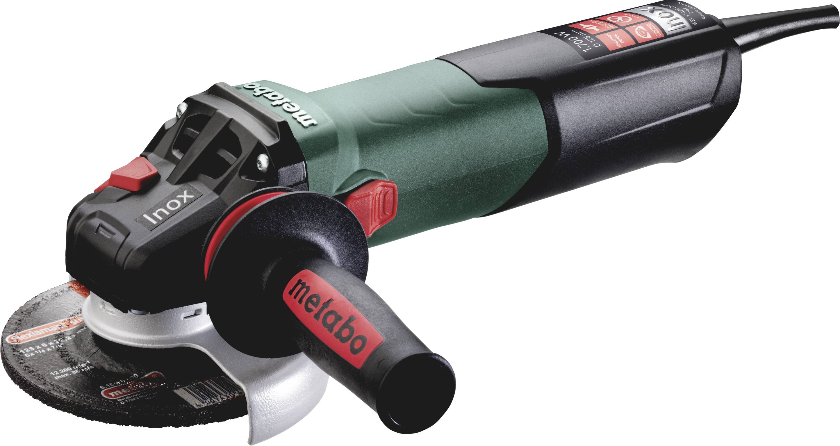 Metabo WEV 17-125 Quick Inox 600517000 Vinkelslip 125 mm 1700 W