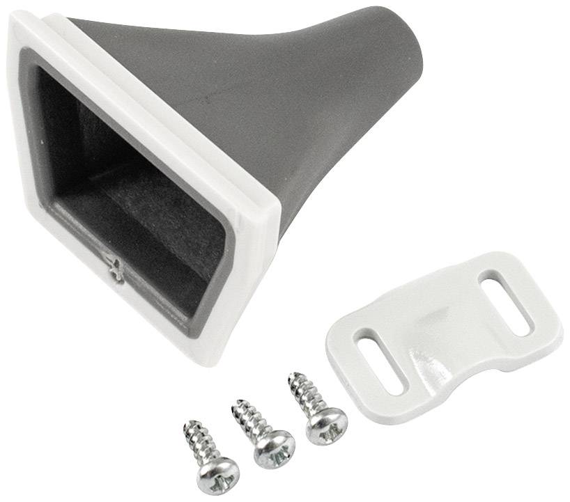 Hammond Electronics 1552DPGKITGY Kabeldoorvoering TPE (geurloos rubbermengsel) Grijs (l x b x h) 36 x 36 x 25 mm 1 stuk(s)