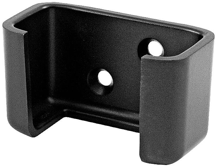 Hammond Electronics 1552CHBK Wandhouder ABS kunststof Zwart (l x b x h) 66 x 30 x 33 mm 1 stuk(s)