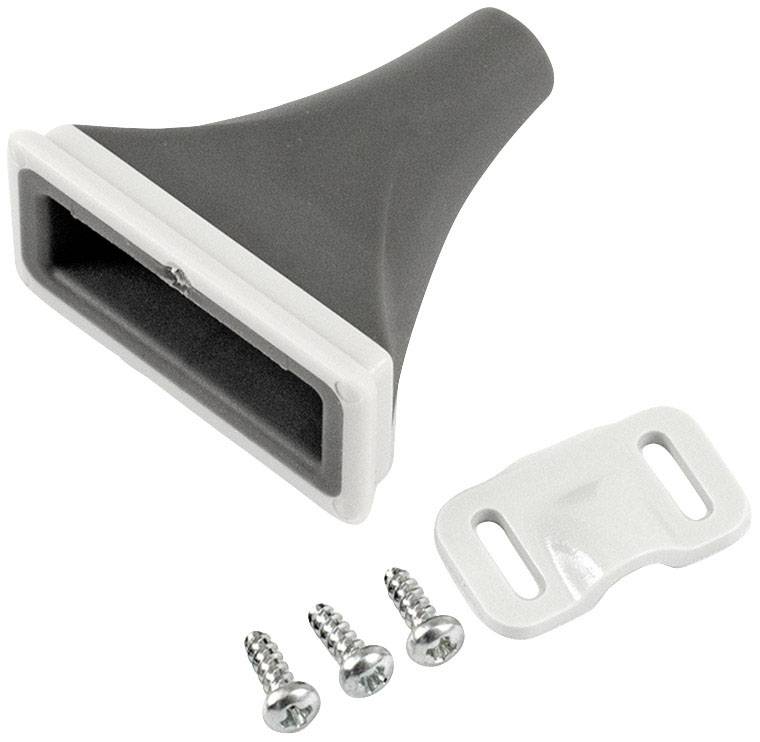 Hammond Electronics 1552CPGKITGY Kabeldoorvoering TPE (geurloos rubbermengsel) Grijs (l x b x h) 36 x 36 x 18 mm 1 stuk(s)