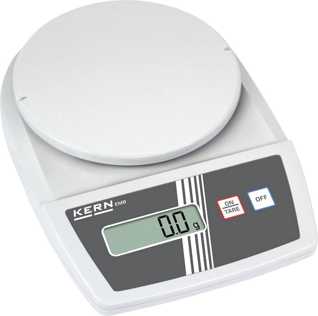 Kern EMB 3000-1+C EMB 3000-1+C Schoolweegschaal Kalibratie (DAkkS) Weegbereik (max.) 3 kg Resolutie 0.1 g werkt op batterijen Zilver
