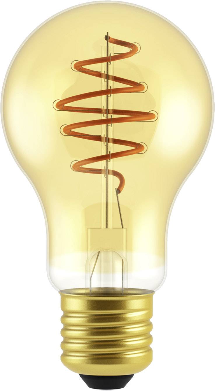 Nordlux 2080022758 LED Energetska učinkovitost 2021 G (A - G) E27 oblik kruške 5 W zlatna (Ø x D) 60 mm x 109 mm prigušivanje osvjetljenja 1 St.