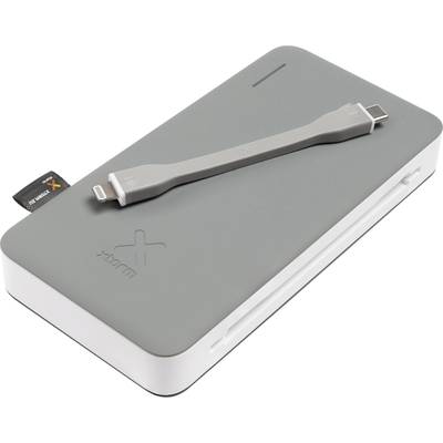 XTORM Xtorm powerbank (rezervna baterija) 15000 mAh Quick Charge 3.0 LiPo USB a, USB-C® siva, bijela prikaz statusa