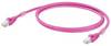 Weidmüller 1201270150 RJ45 mrežni kabel, Patch kabel CAT 6a S/FTP 15.00 m magenta vatrostalan 1 St.