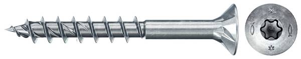 Fischer 670126 Power-Fast II vijak za iverice 3.5 mm 50 mm T-profil    čelik galvansko pocinčani 500 St.