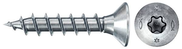 Fischer 670002 Power-Fast II vijak za iverice 3 mm 16 mm T-profil    čelik galvansko pocinčani 1000 St.