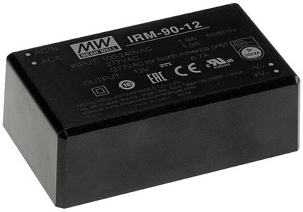 MEAN WELL IRM-90-15ST AC/DC modul napajanja, zatvoren 15 V/DC 5.67 A 85.05 W