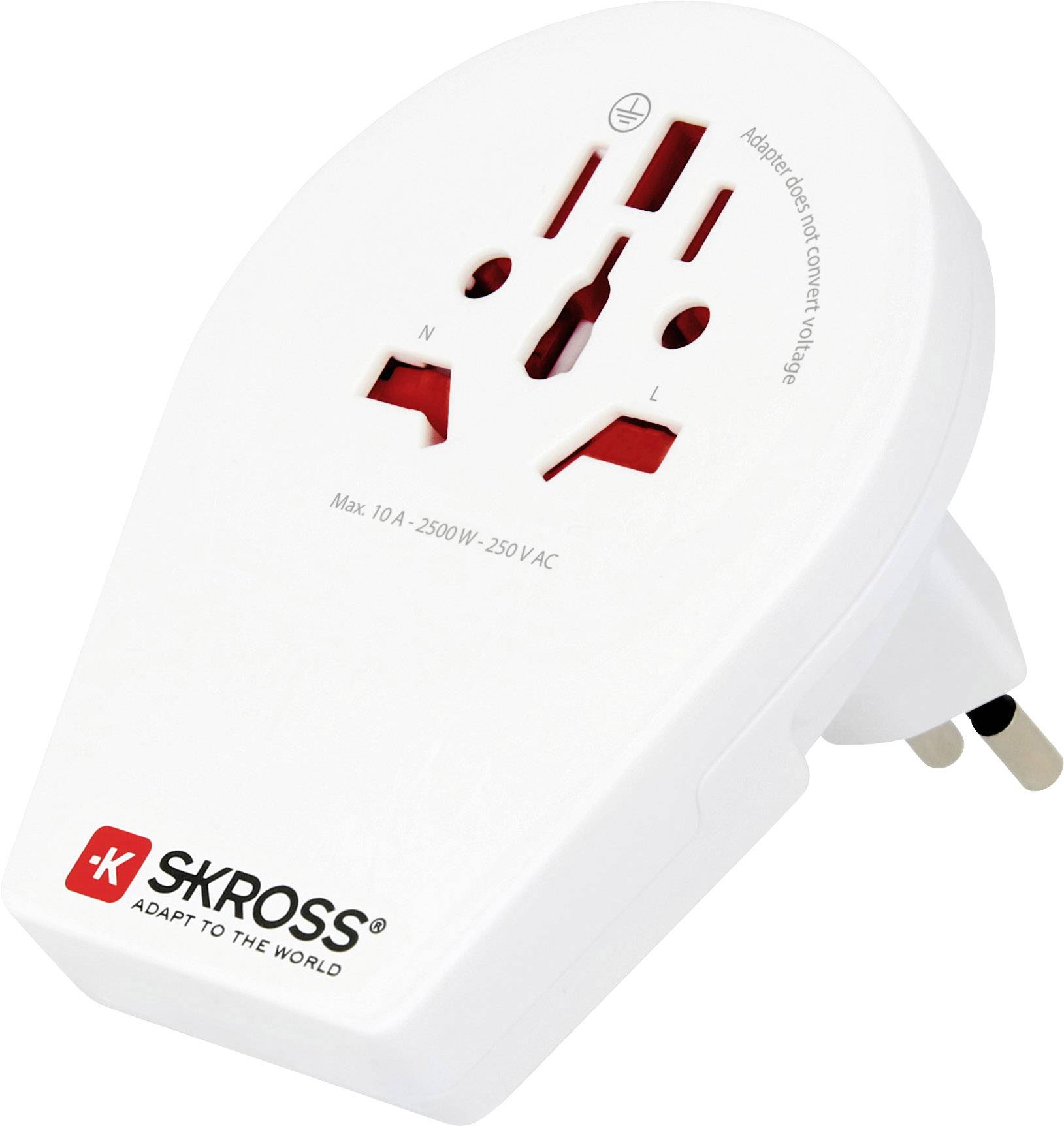 Skross 1500271 putni utikač Country Adapter World to Siss+Italy+Brazil
