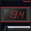 Digitalni zaslon s crvenim brojem '13,4', koji vjerojatno predstavlja neko mjerenje ili postavku.