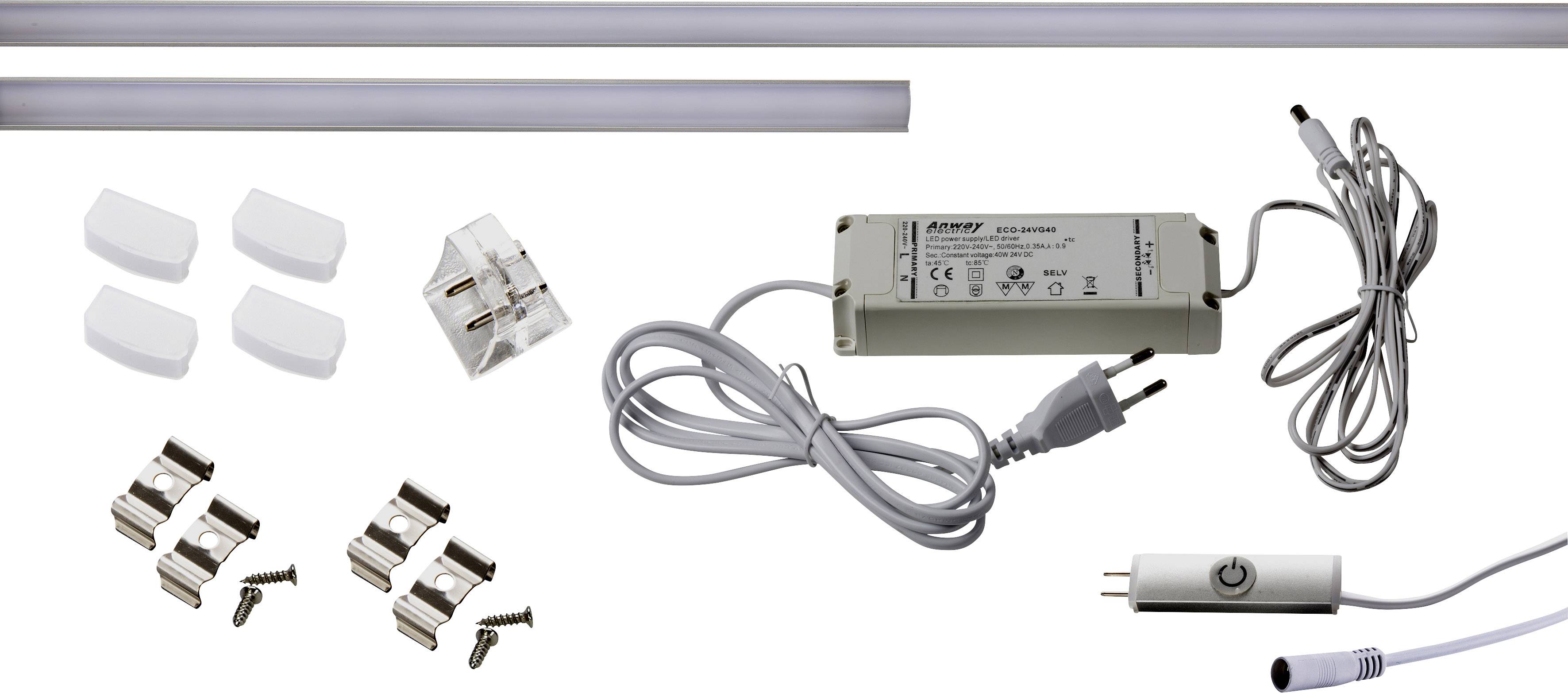 Heitronic MICANO LED podžbukna svjetiljka LED LED fiksno ugrađena 14 W toplo bijela bijela