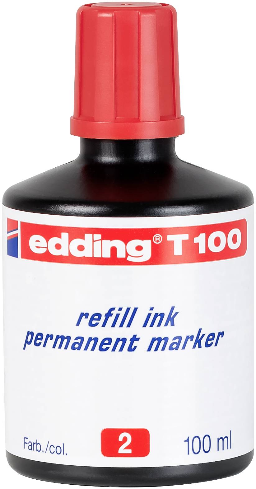 Edding tintni marker za ponovno punjenje 4-T100002 crvena 100 ml 4-T100002-0