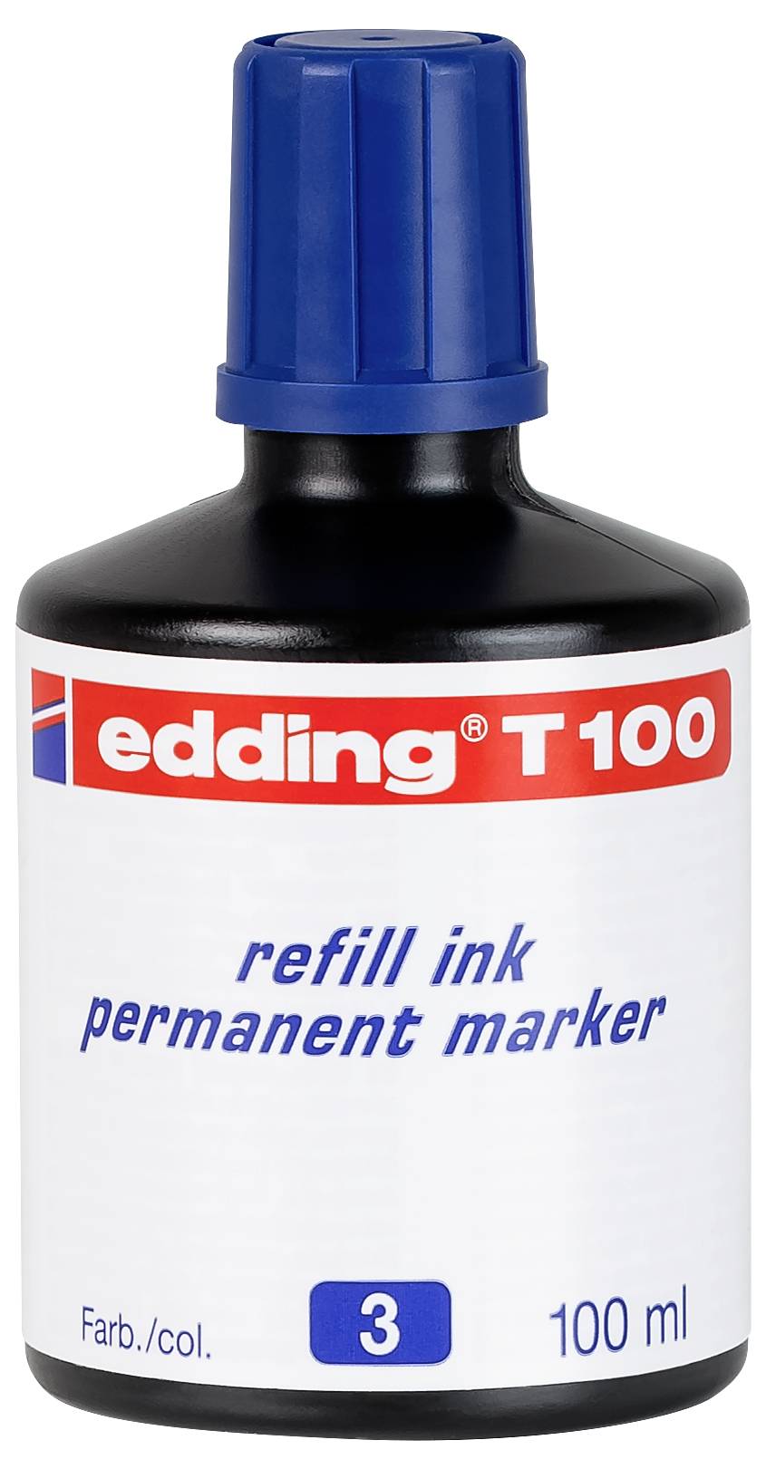 Edding tintni marker za ponovno punjenje 4-T100003 plava boja 100 ml 4-T100003-1