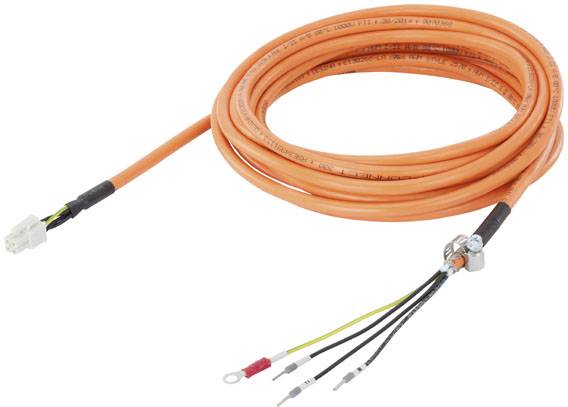 Narančasti produžni kabel s višestrukim priključcima na jednom kraju i utikačem na drugom. Koristi se za električne spojeve.