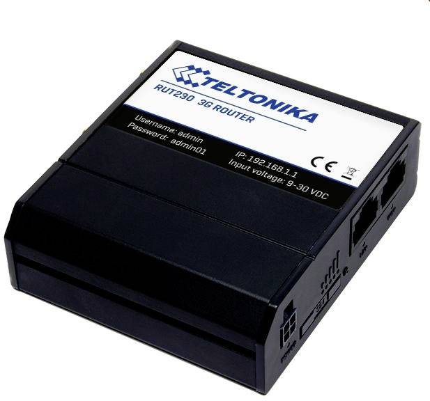 Teltonika RUT230 WLAN ruter Integrirani modem: UMTS 2.4 GHz 150 MBit/s
