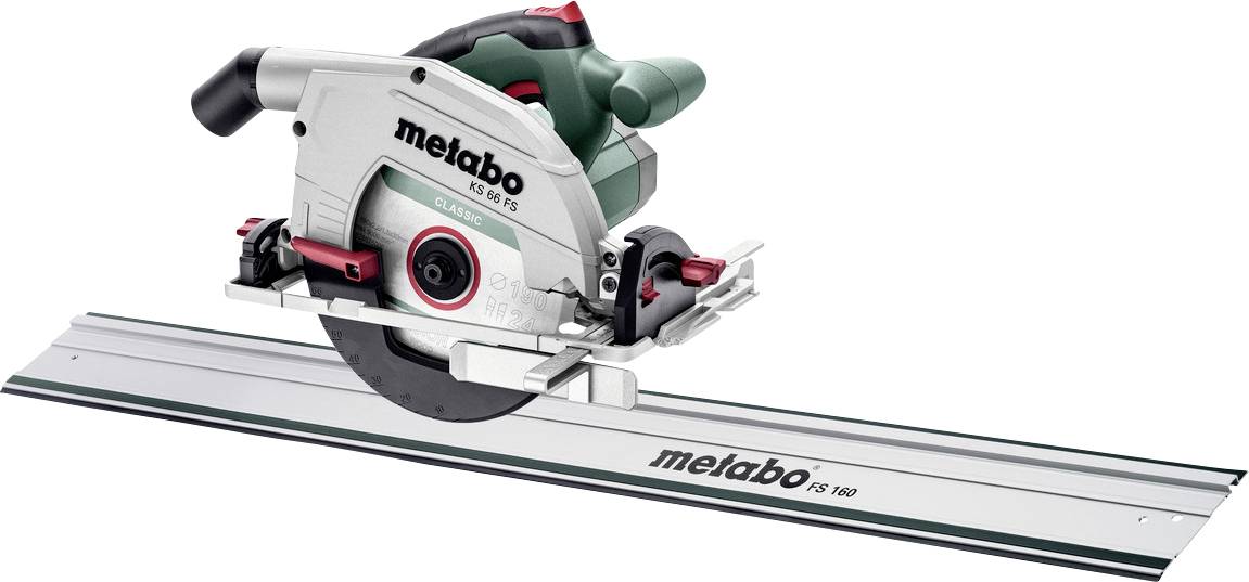 Metabo Set KS 66 FS + FS 160 Cirkels&aring;g 190 mm 1500 W