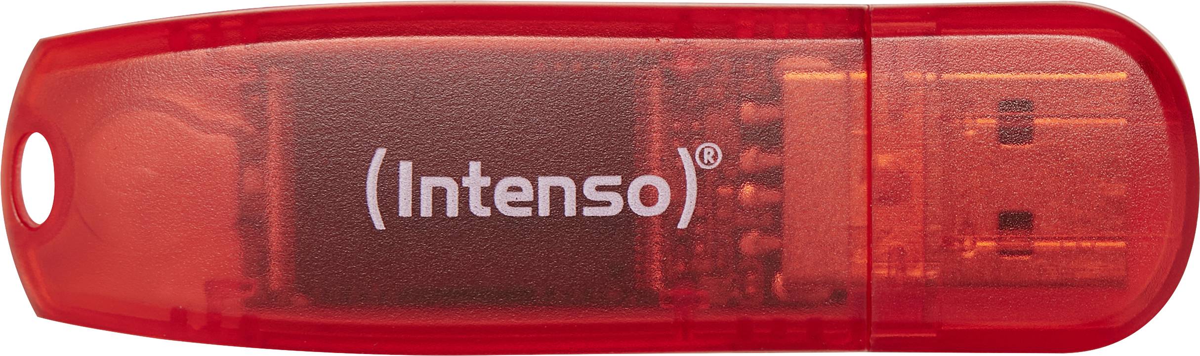 Intenso Rainbow Line Clé USB 128 GB rouge (transparent) 3502491 USB 2.0