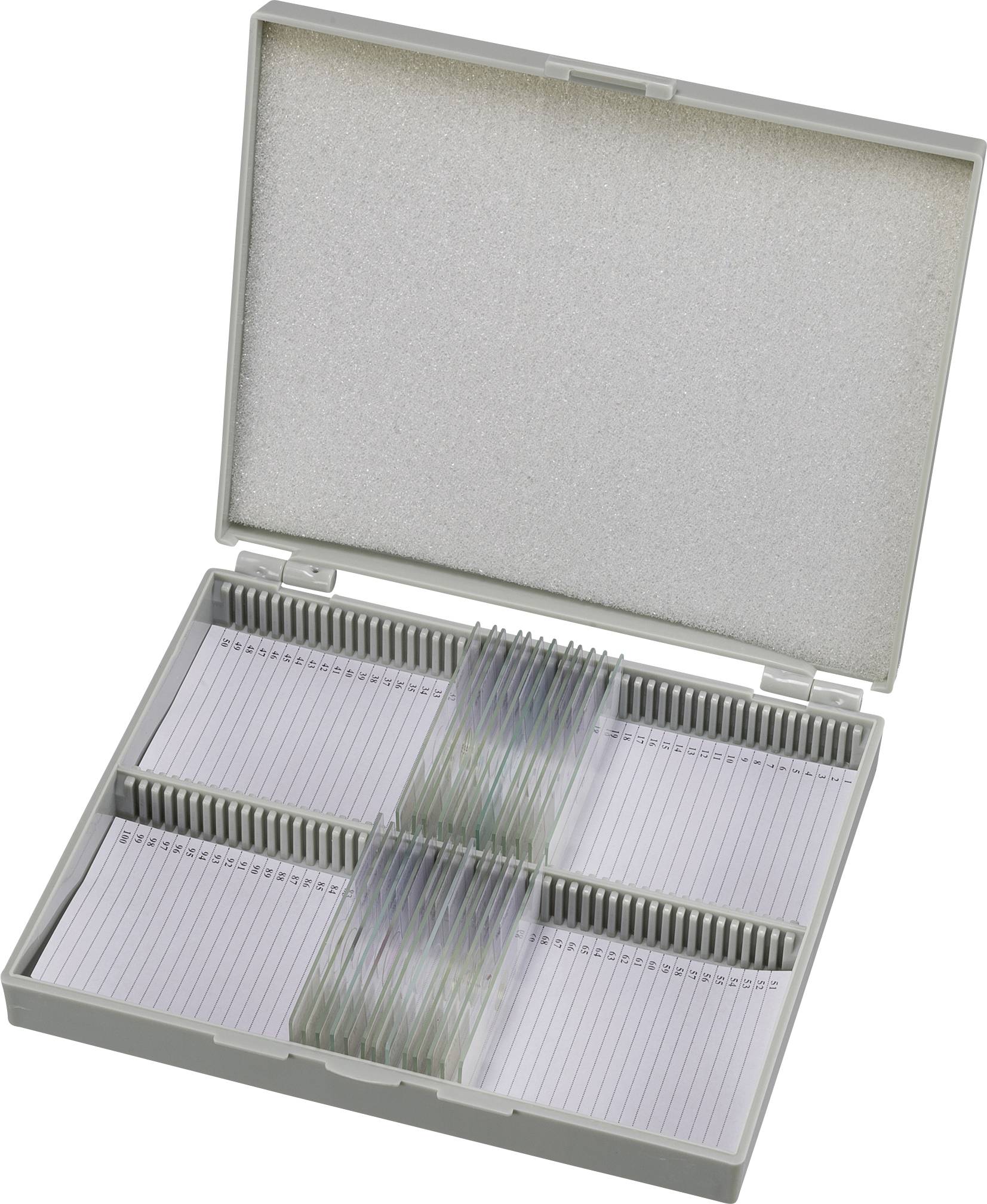 Bresser Optik Dauerpräparate 25er 5986001 Microscoop objectdrager Microscoop objectdrager afbeelding