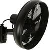 Lucci AIR BK zidni ventilator 50 W (Ø x V) 410 mm x 460 mm crna sa zakretanjem
