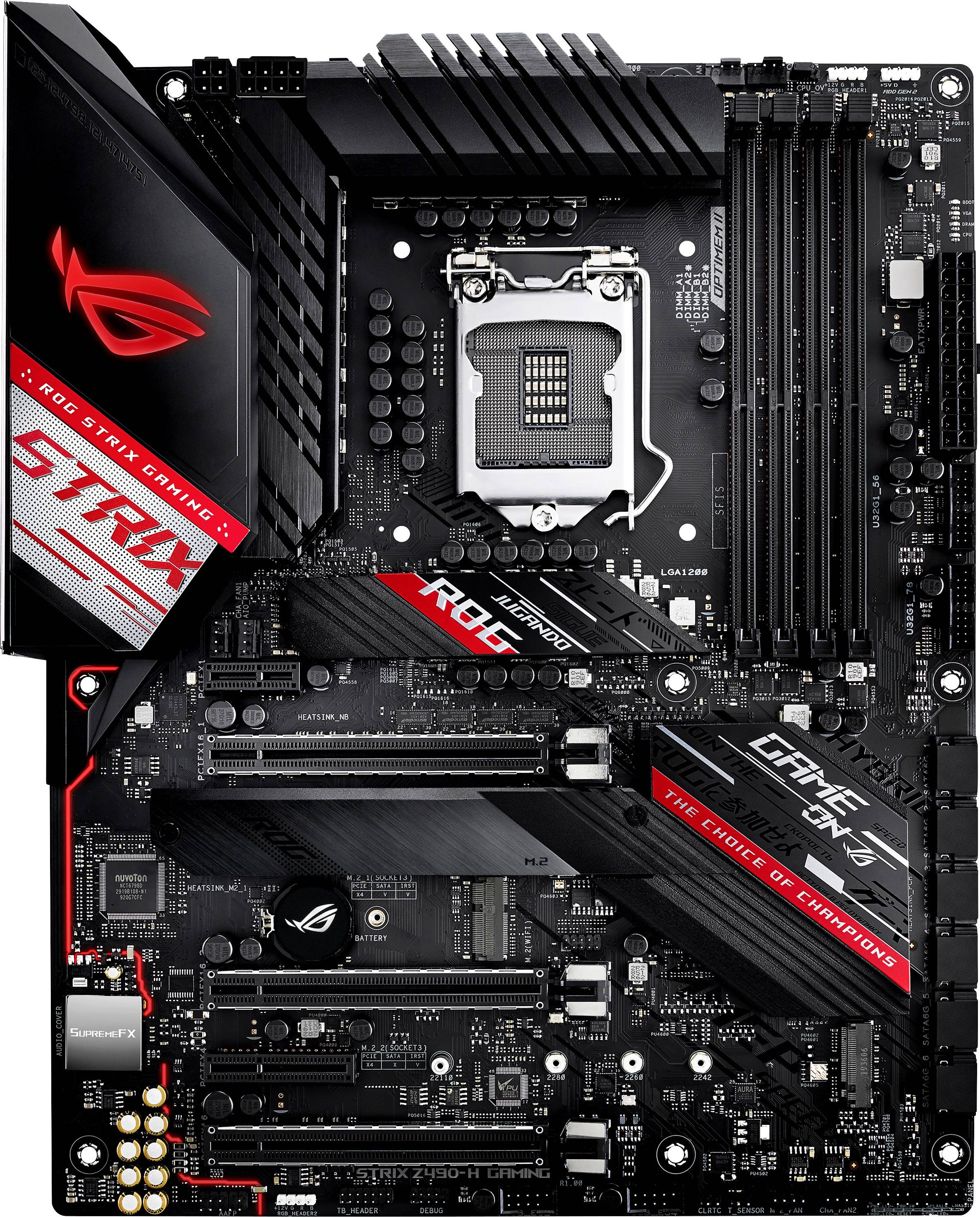 Asus ROG STRIX Z490-H GAMING matična ploča Baza Intel® 1200 Faktor oblika (detalji) ATX Set čipova matične ploče Intel® -3