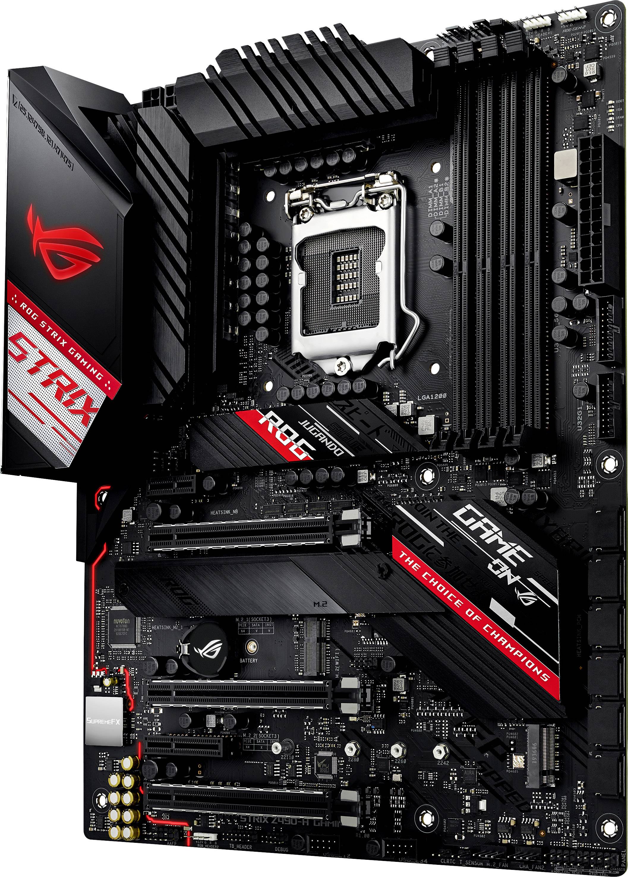Asus ROG STRIX Z490-H GAMING matična ploča Baza Intel® 1200 Faktor oblika (detalji) ATX Set čipova matične ploče Intel® -5