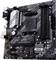 Crni ASUS PRIME B550M-A matičnu ploču s PCIe utorima, utorima za RAM i priključcima za CPU, grafičke i zvučne kartice.
