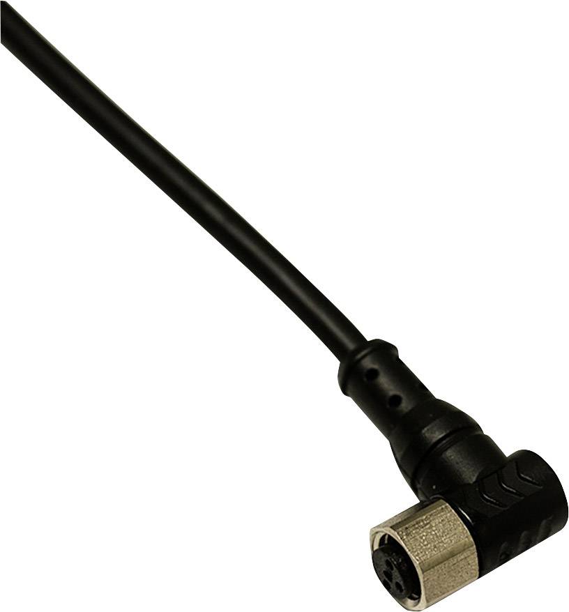 Crni MIDI kabel s pravokutnim utikačem. Pogodan za spajanje glazbenih instrumenata ili audio uređaja.