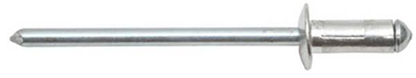 SWG 915406425 plosnata okrugla zakovica (Ø x D) 4 mm x 10 mm aluminij aluminij aluminij 100 St.