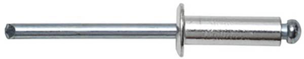 SWG 93762055 plosnata okrugla zakovica (Ø x D) 6 mm x 22 mm aluminij 250 St.
