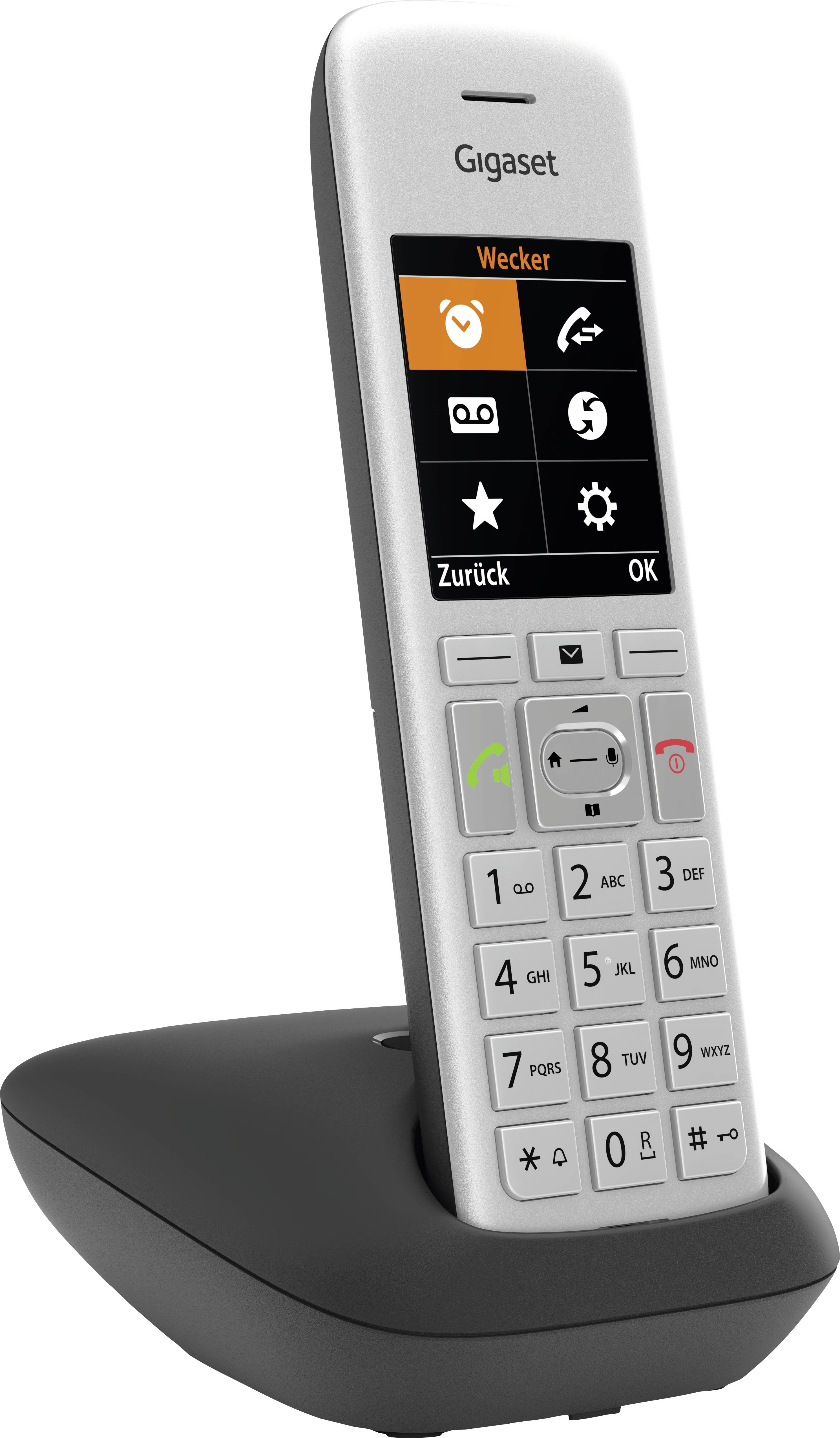 Gigaset CE575 DECT slušalica srebrno-crna-4