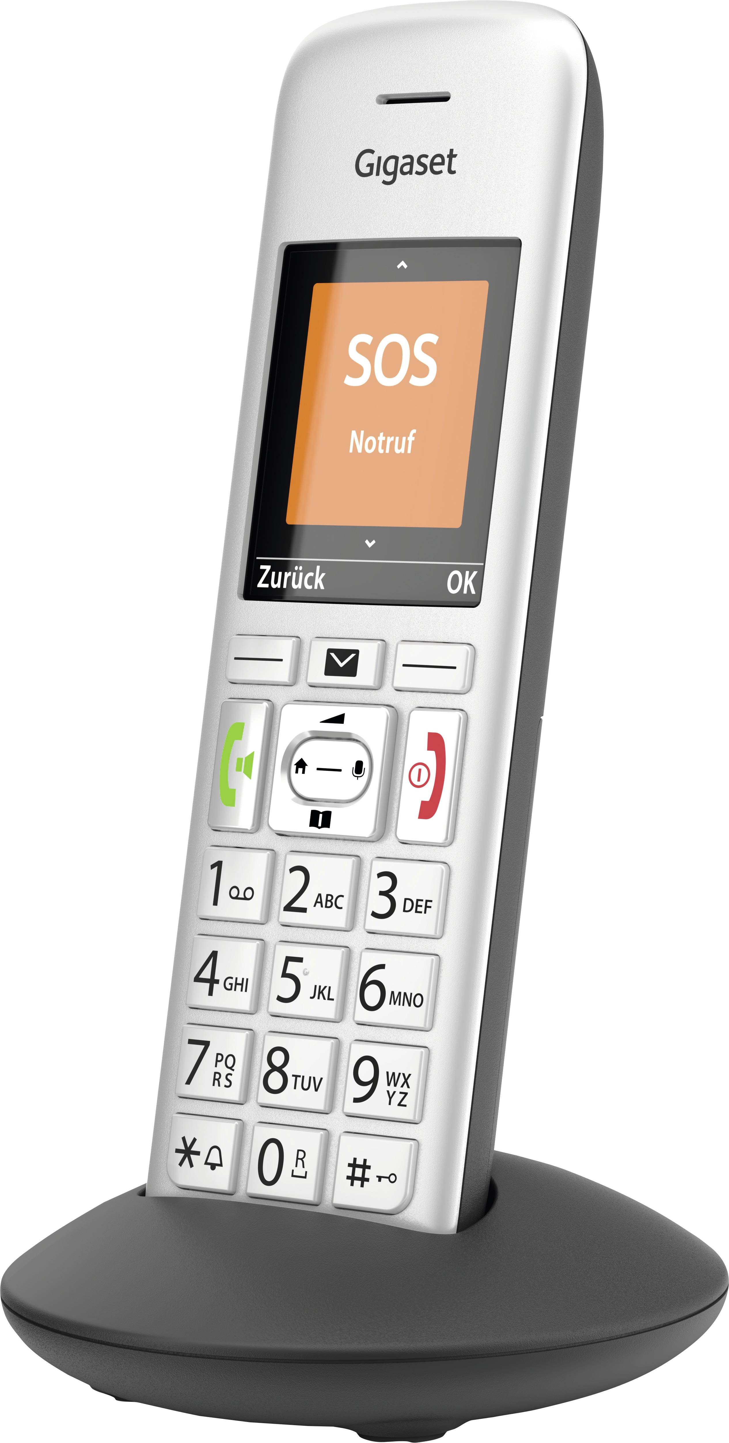Gigaset E390HX srebrno-crna-1