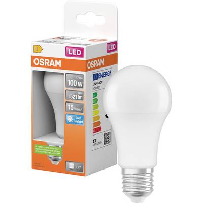 OSRAM LED žarulja u maloprodajnoj ambalaži, označena sa 13 W, ekvivalent 100 W, 1521 lm, hladno dnevno svjetlo, E27 grlo.