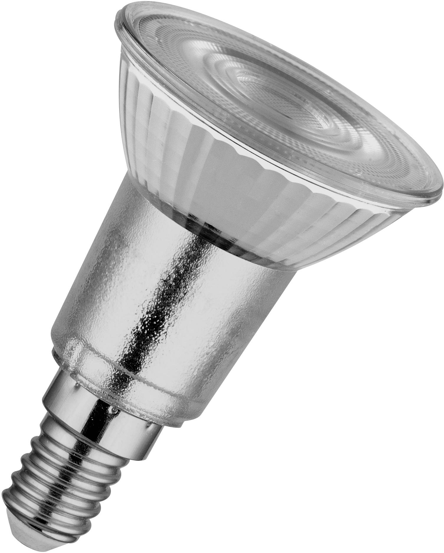 LED-reflektorska žarulja s E14 grlom u bliskom kadru.