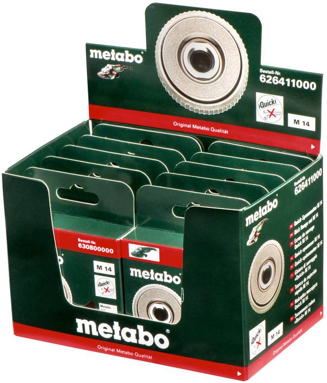 Metabo 626411000 Metabo 10 Quick-sp&auml;nnmutter M 14