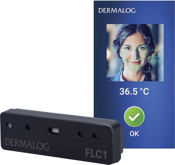 Dermalog FLC1 Light Edition pristup praćenja temperature     prikaz slike u realnem vremenu, beskontaktno ic mjerenje