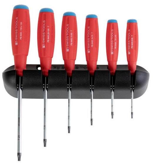 PB SwissTools PB Swisstools Schraubenzieher-Set PB 8440 TX 6-teilig radionica unutarnji šesterokutni odvijač 6-dijelni unutarnji šesterokutni (TX)
