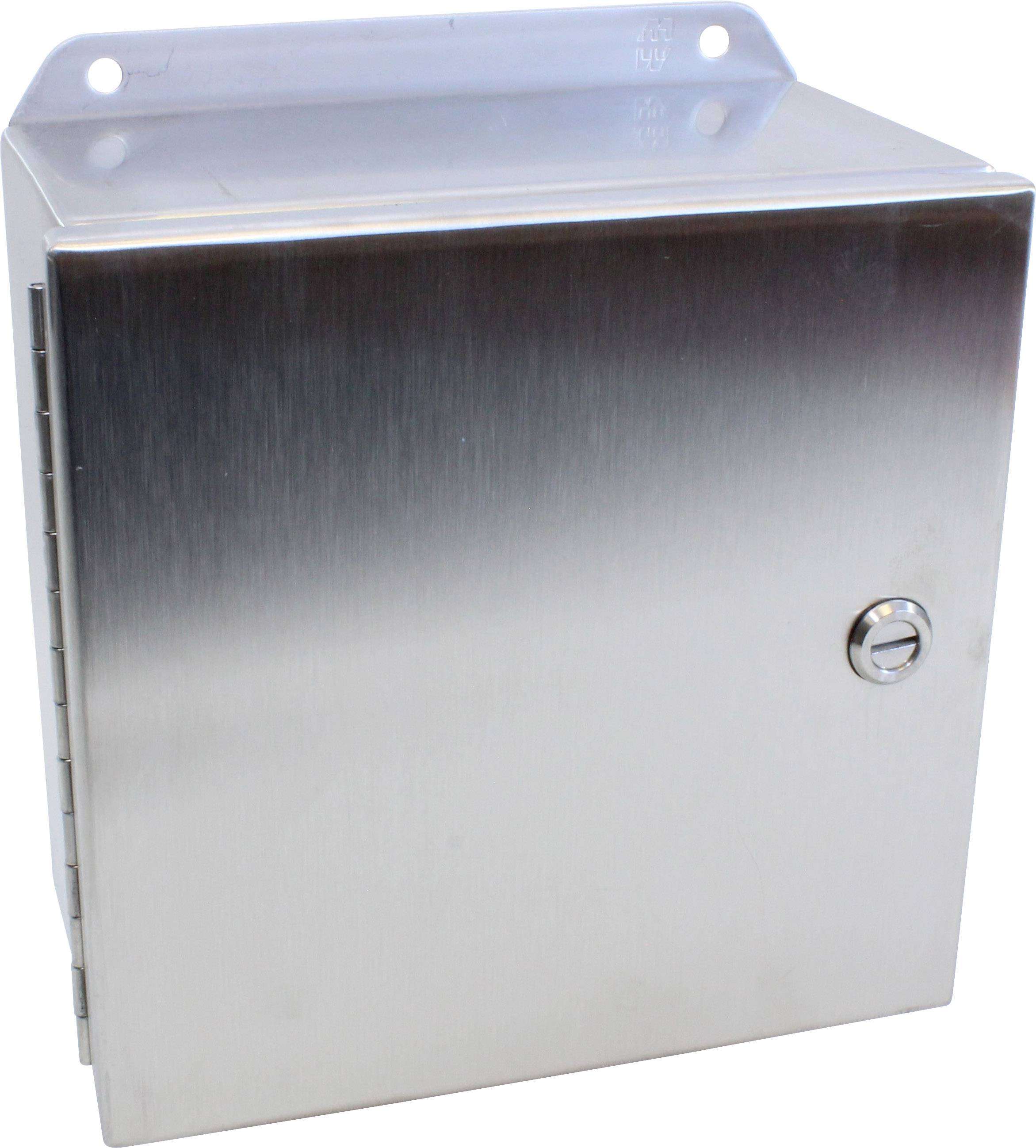 Hammond Electronics Wandbehuizing 203 x 203 x 102 RVS RVS 1 stuk(s)