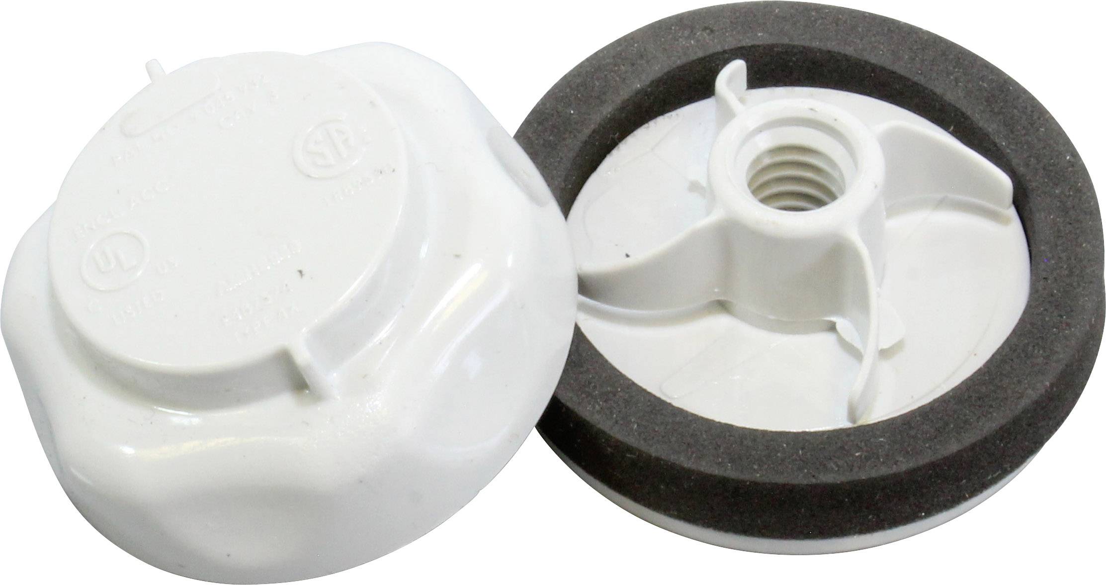 Hammond Electronics Gatenplug Polycarbonaat Lichtgrijs (Ø x h) 32 mm x 14 mm 1 stuk(s)