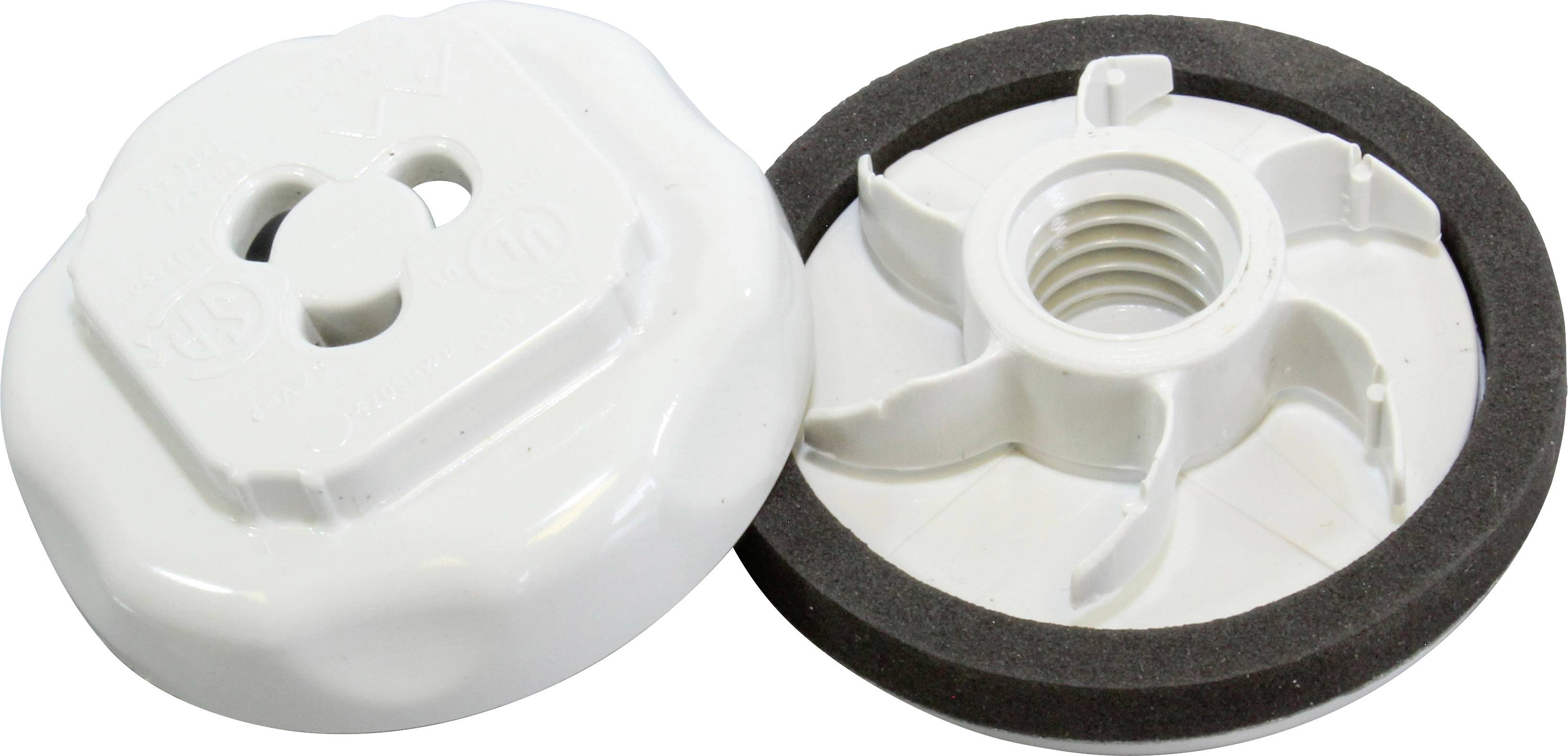 Hammond Electronics Gatenplug Polycarbonaat Lichtgrijs (Ø x h) 41 mm x 14 mm 1 stuk(s)