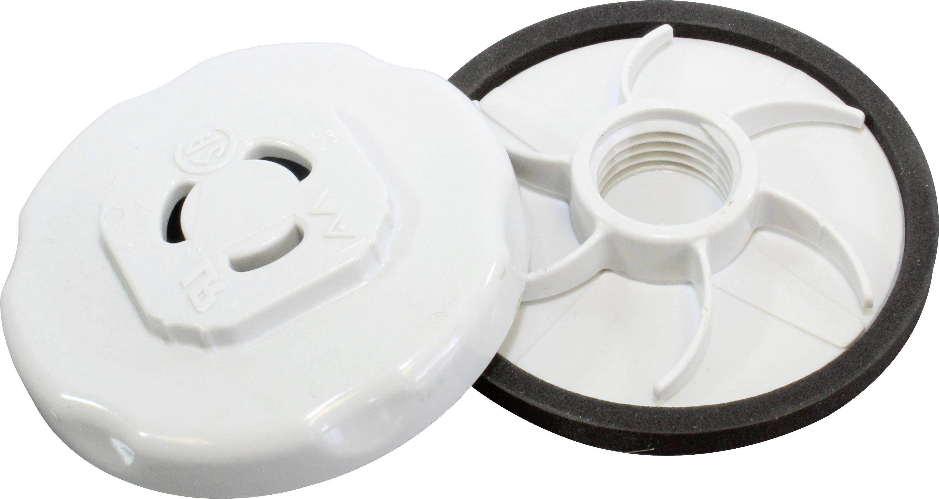 Hammond Electronics Gatenplug Polycarbonaat Lichtgrijs (Ø x h) 64 mm x 22 mm 1 stuk(s)