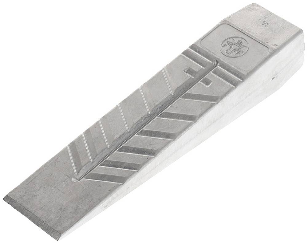 Metalni klin s protukliznom površinom i logotipom na vrhu, vjerojatno namijenjen za obrtničke ili građevinske radove.