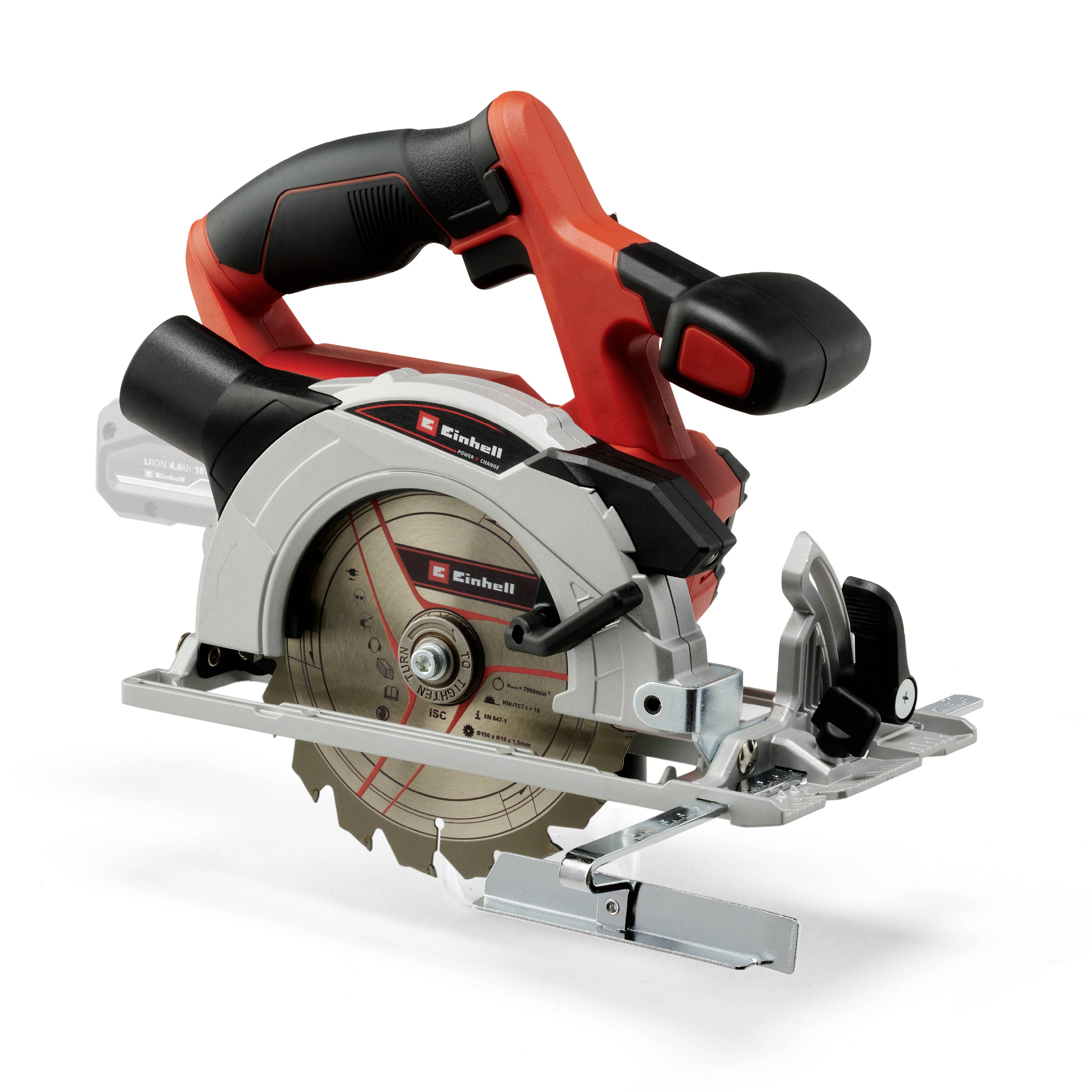 Einhell TE-CS 18/150 Li - Solo Cirkels&aring;g batteridriven 150 mm exkl. batteri/laddare, inkl. Tillbeh&ouml;r 18 V