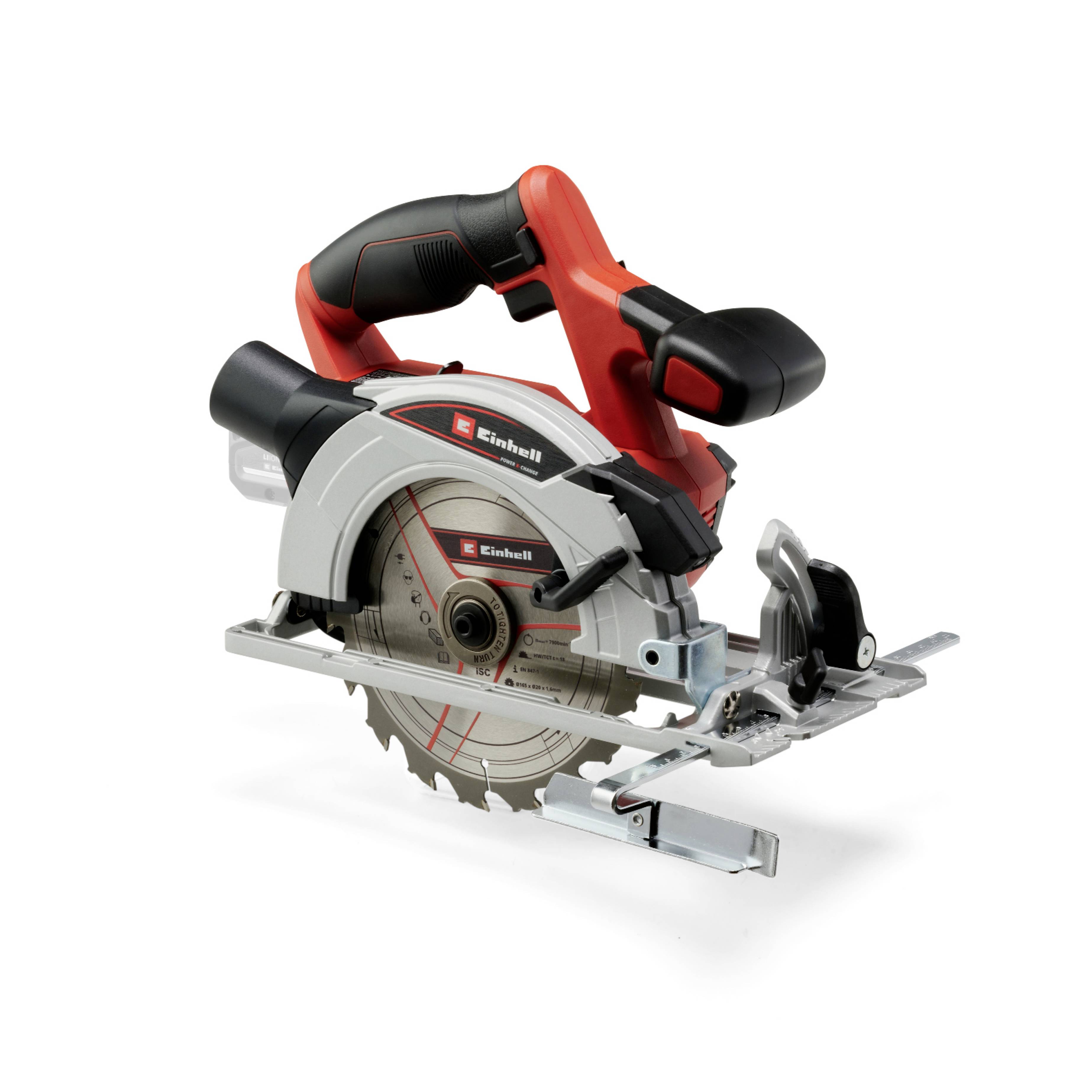 Einhell TE-CS 18/165-1 Li - Solo Cirkels&aring;g batteridriven 165 mm exkl. batteri/laddare, inkl. sk&auml;rskiva 900 W 18 V