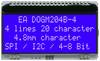 DISPLAY VISIONS 7-segmentni prikaz plava boja 4.80 mm 3.3 V, 5 V Broj znamenki: 4 EADOGM204B-A