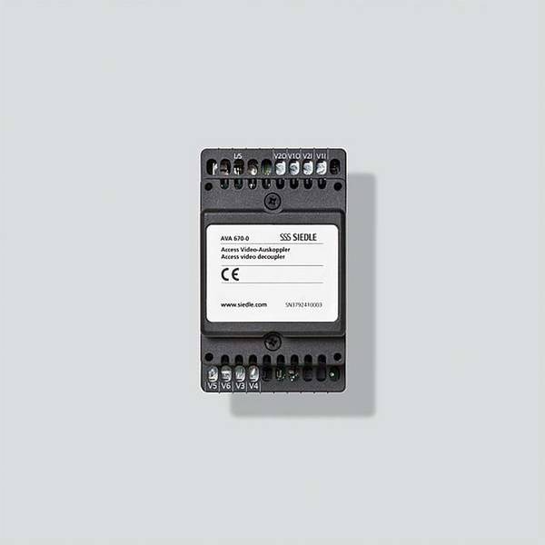 Siedle 200044165-00 pribor portafona za vrata    crna