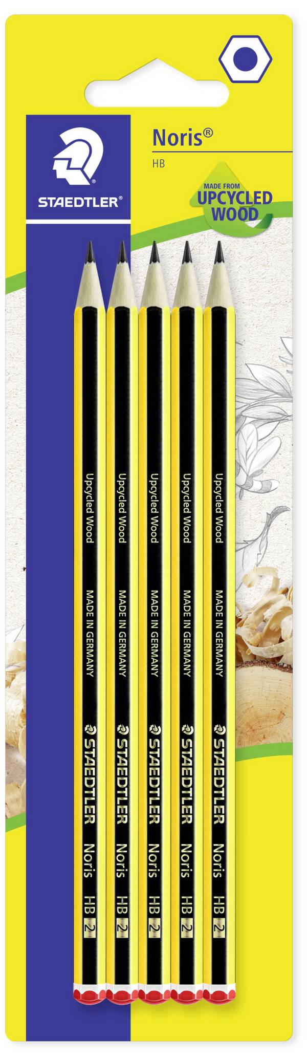 Staedtler Noris HB 120-2 BK5D set olovki Oznaka tvrdoće: hb 5 St.