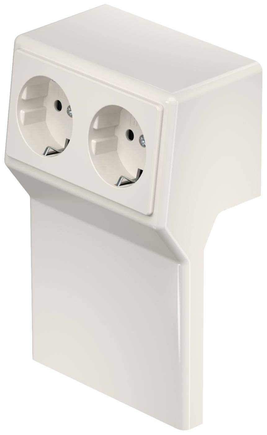 OBO Bettermann RD 2GT40105 cws Inzetstuk voor stopcontact voor Accessoires voor elektroplintsysteem Crème-wit 1 stuk(s)