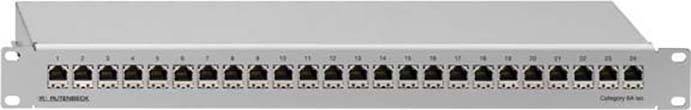 Patch panel od 24 Ethernet porta za umrežavanje u server sobi ili komunikacijskom prostoru.